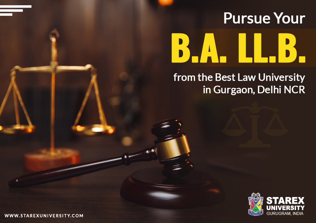 Pursue Your BA LLB from the Best Law University in Gurgaon, Delhi NCR