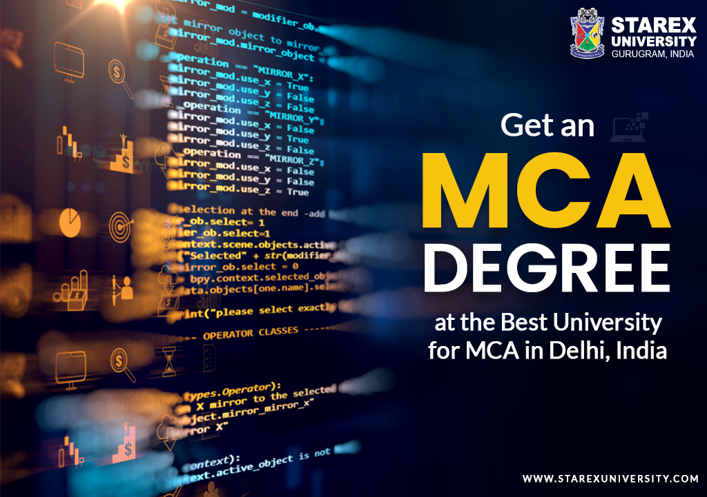 Get An MCA Degree At The Best University For MCA In Delhi, India