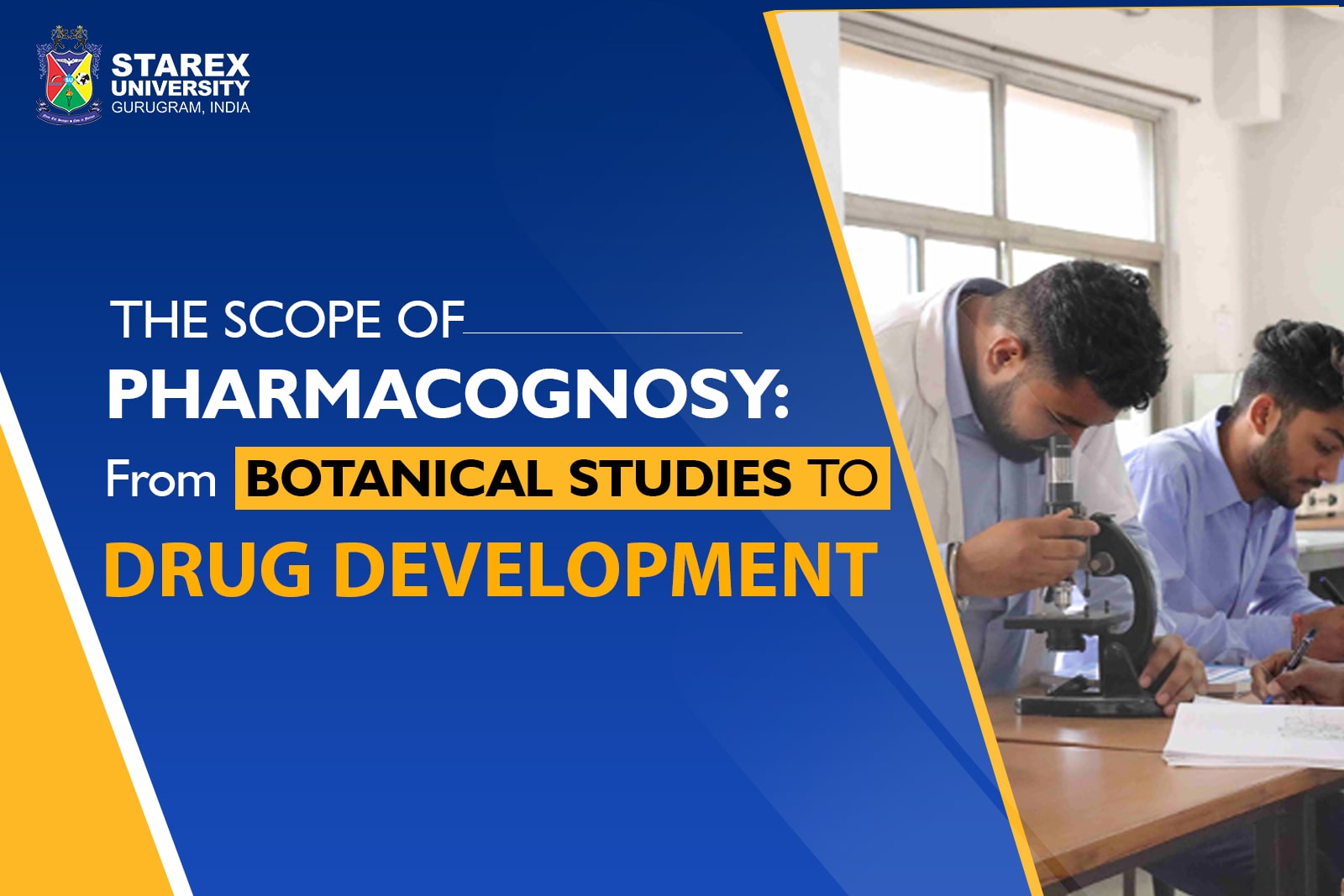 The Scope of Pharmacognosy: From Botanical Studies to Drug Development